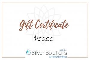 Silver Solutions MedSpa Gift Certificate $50