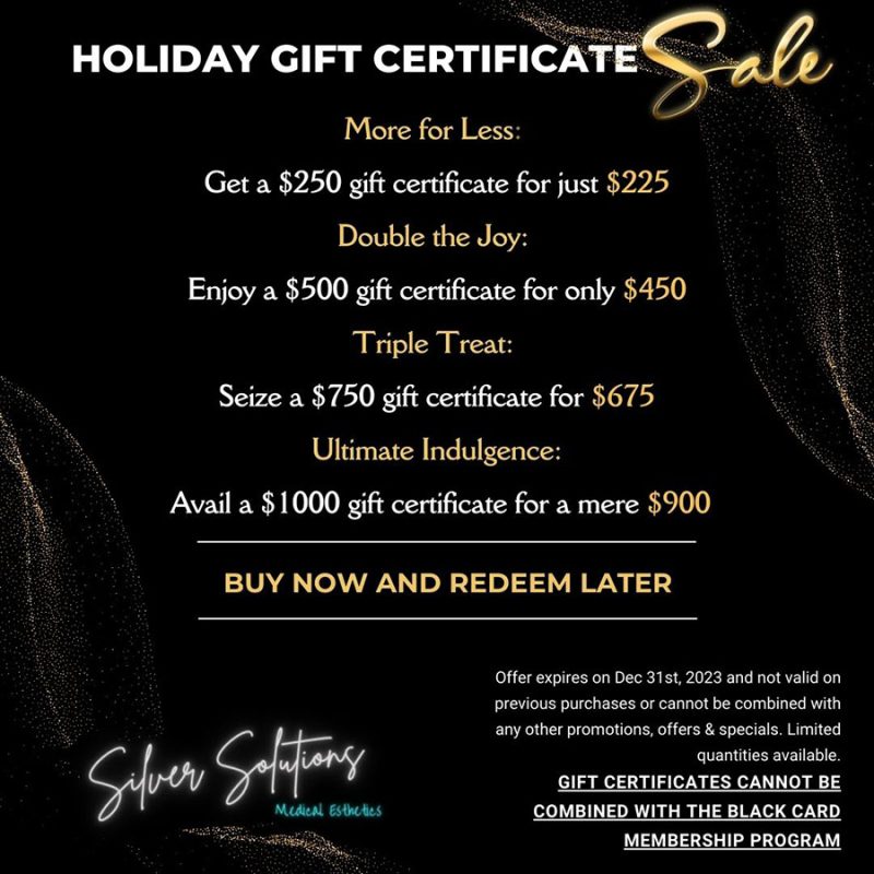 Holiday Gift Certificate Sale